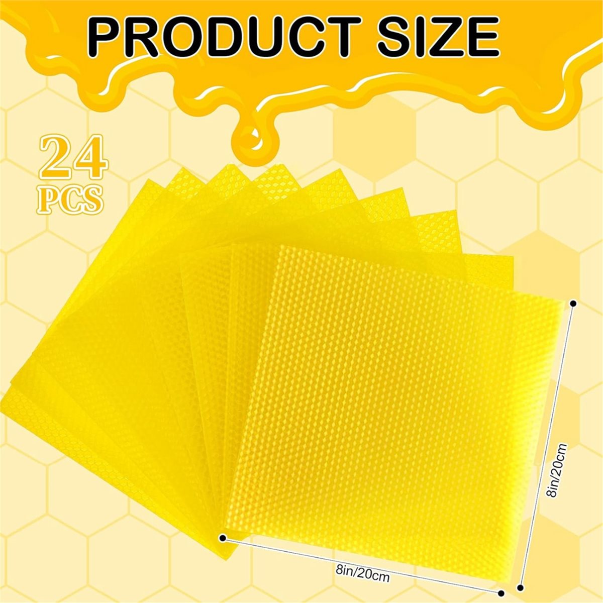 24 Pcs Beeswax Candle Making K - Beeswax Sheet Roll 评论和价格