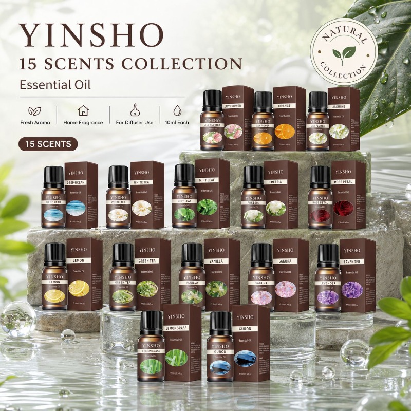 Fragrance Essential Oil Set 15 - Candle Supplies Fragrance Oil 评论和价格