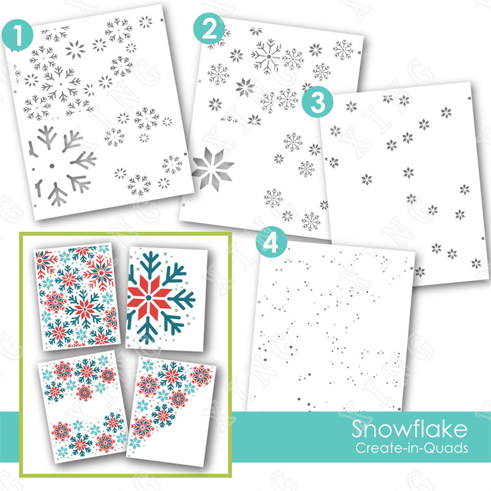 Snowflake Layering Stencil New - Candle Supplies For Sale 评论和价格