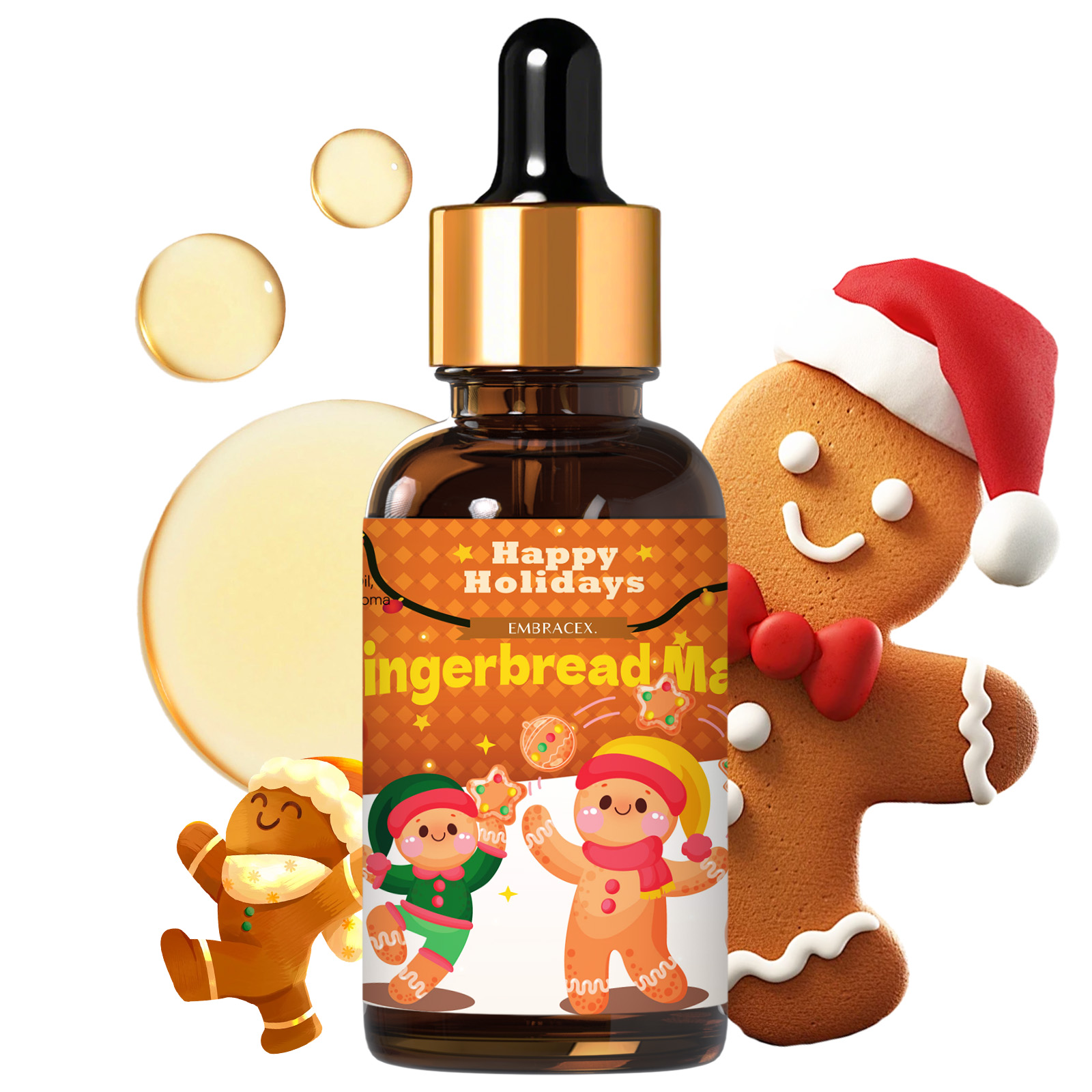 30ml Gingerbread Man Fragrance - Candle Supplies Fragrance Oil 评论和价格