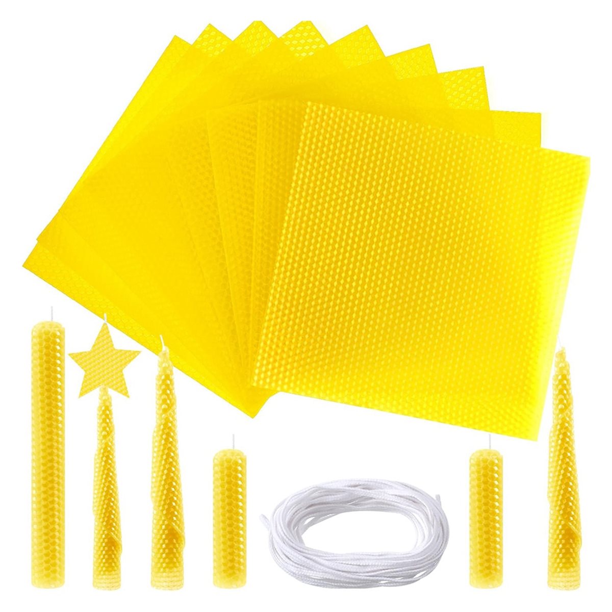 Best of 2026 24 Pcs Beeswax Ca - Beeswax Sheet Roll 评论和价格
